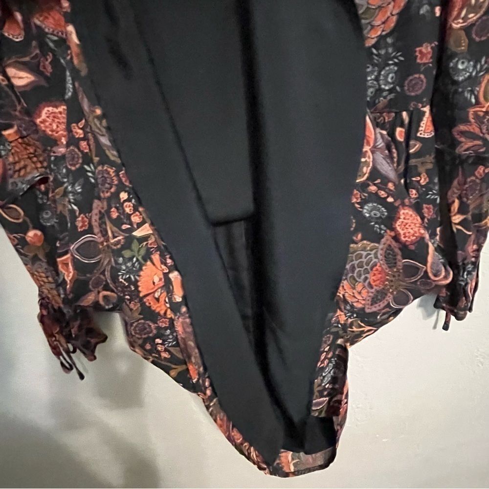 Loft Floral Paisley Printed Long Sleeve Dress - Picture 5 of 12